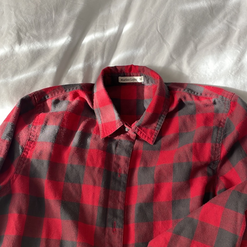 Marine Layer Buffalo Check Button Down. - image 2